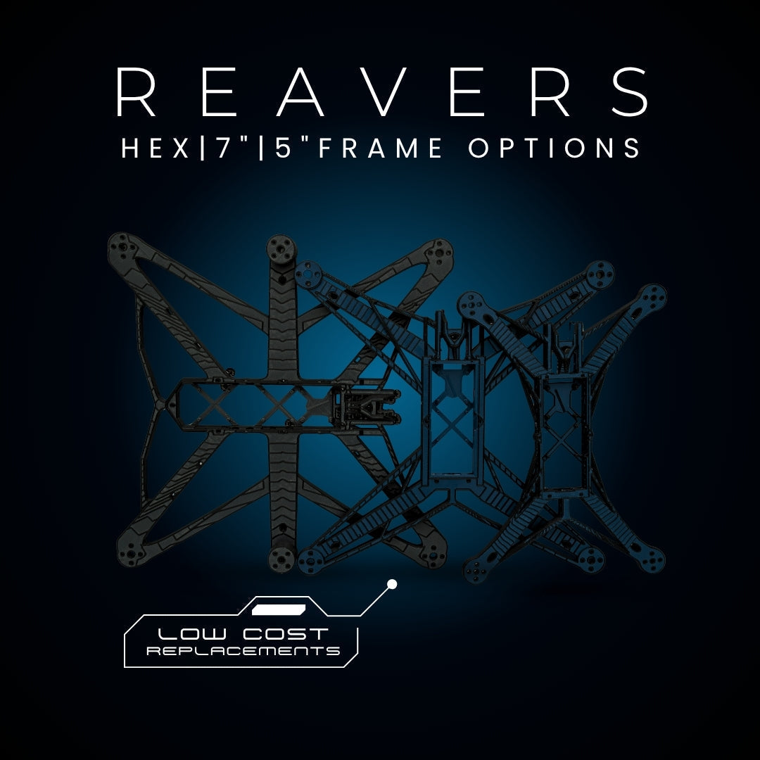 UNLOCK MAXIMUM PAYLOAD: MEET REAVERS’ 5″, 7″, & HEX MISSION-READY FRAMES
